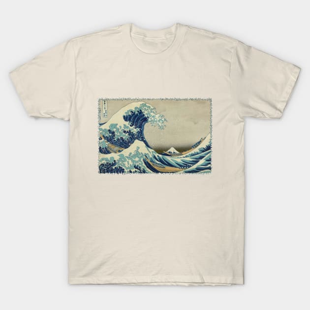 The Great Wave by Katsushika Hokusai T-Shirt by MasterpieceCafe